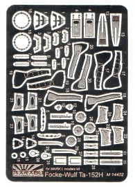 Marabu Design M14402 1:144 Focke-Wulf Ta-152H PE set