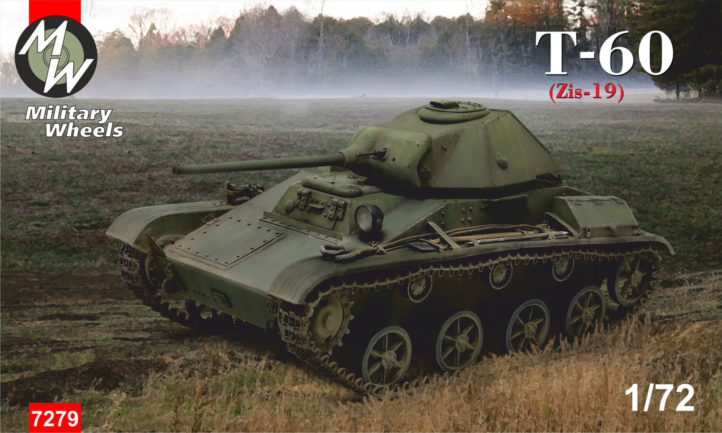 Military Wheels MW7279 1:72 Soviet T-60 (ZIS-19)