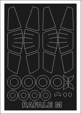 Montex SM48270 1:48 Dassault Rafale M canopy frame paint masks