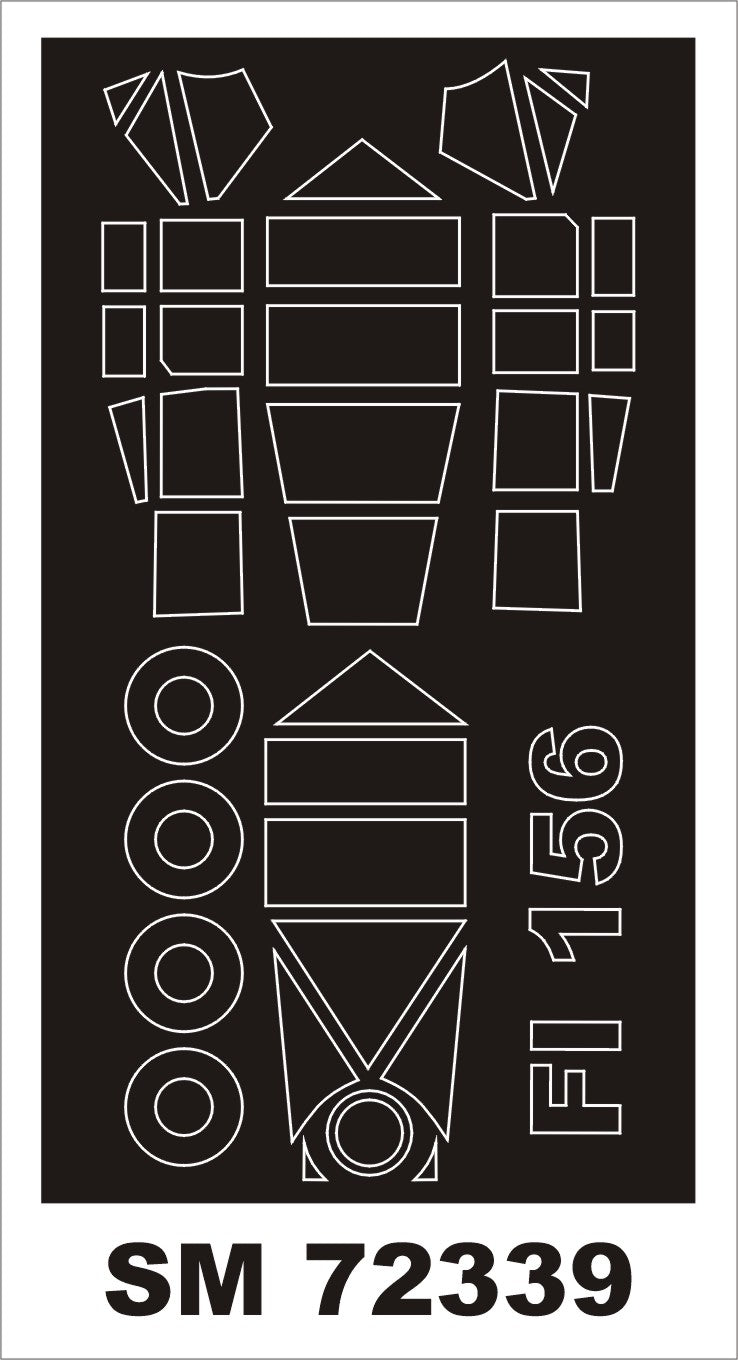 Montex SM72339 1:72 Fieseler Fi-156C-1/3/5 'Storch' canopy frame paint masks