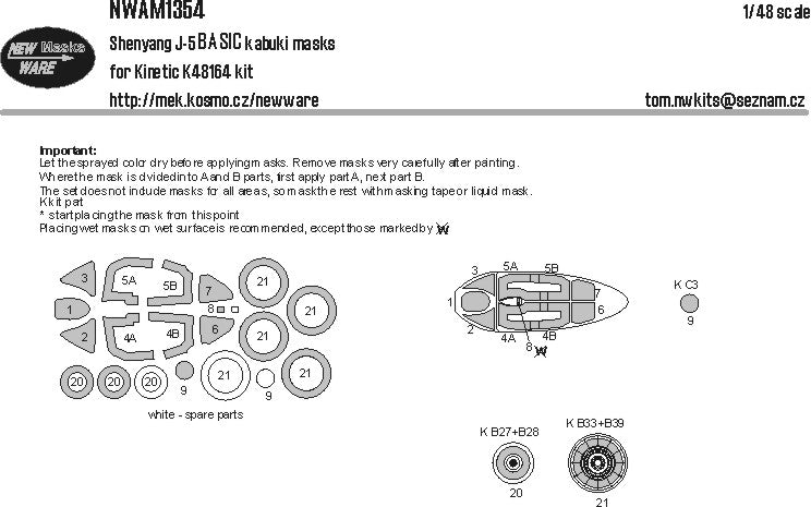 New Ware NWAM1354 1:48 Shenyang J-5 Basic