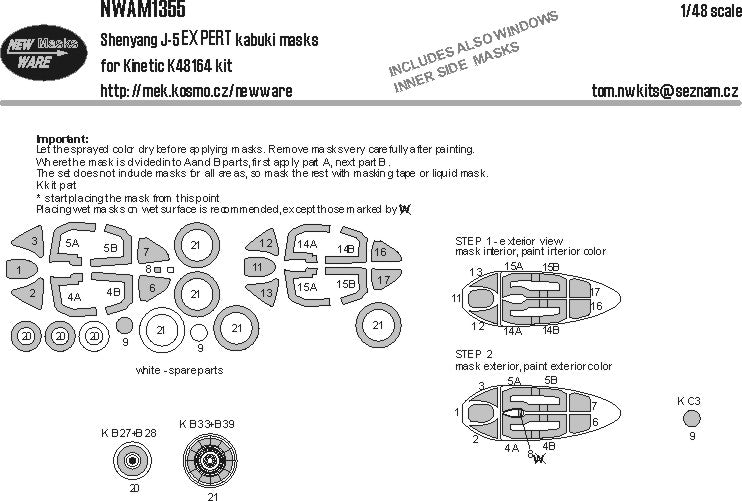 New Ware NWAM1355 1:48 Shenyang J-5 Expert