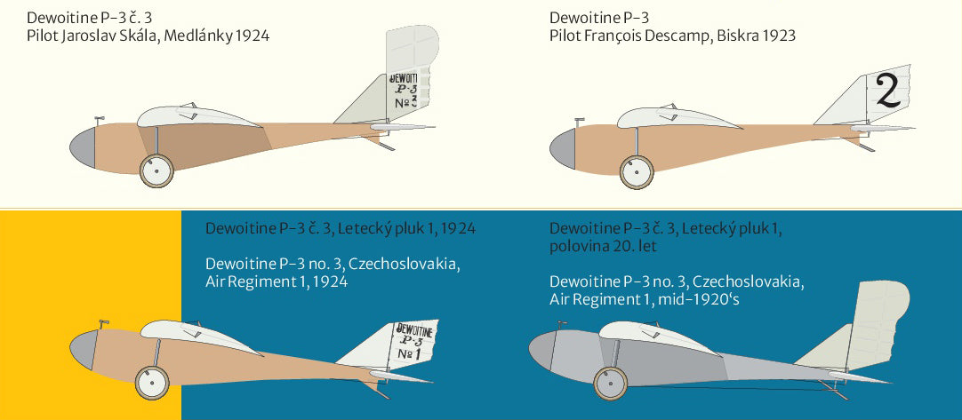 Peewit 73002 1:72 Dewoitine P-3 3D-Printed glider