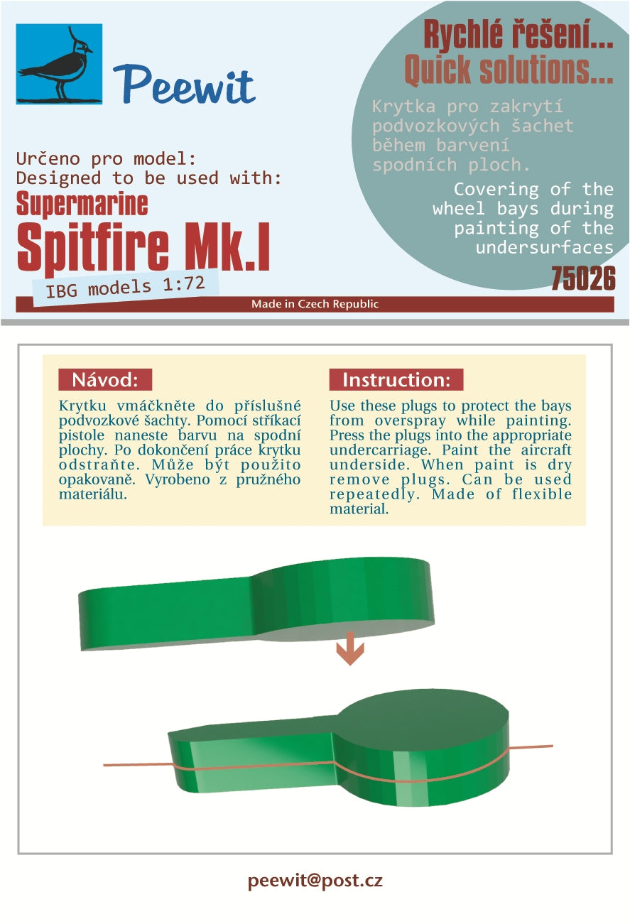 Peewit 75026 1:72 Supermarine Spitfire Mk.I