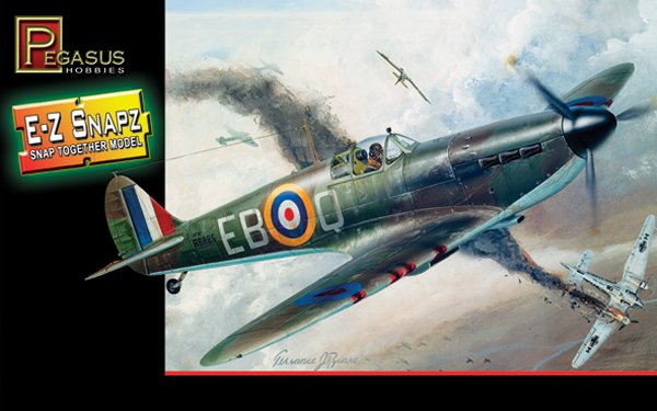 Pegasus Hobbies 8410 1:48 Supermarine Spitfire Mk.I (Snap together)