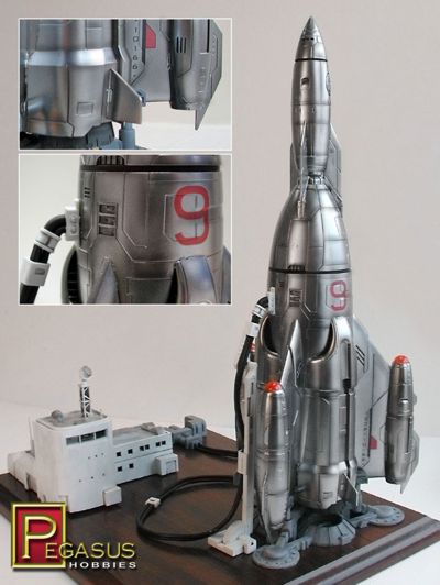 Pegasus Hobbies 9103 The Mercury 9 Rocket