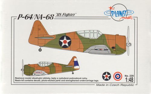 Planet Models 239 1:48 P-64 / NA-68‚ US Fighter‘USA, Siam (Thailand), WWII