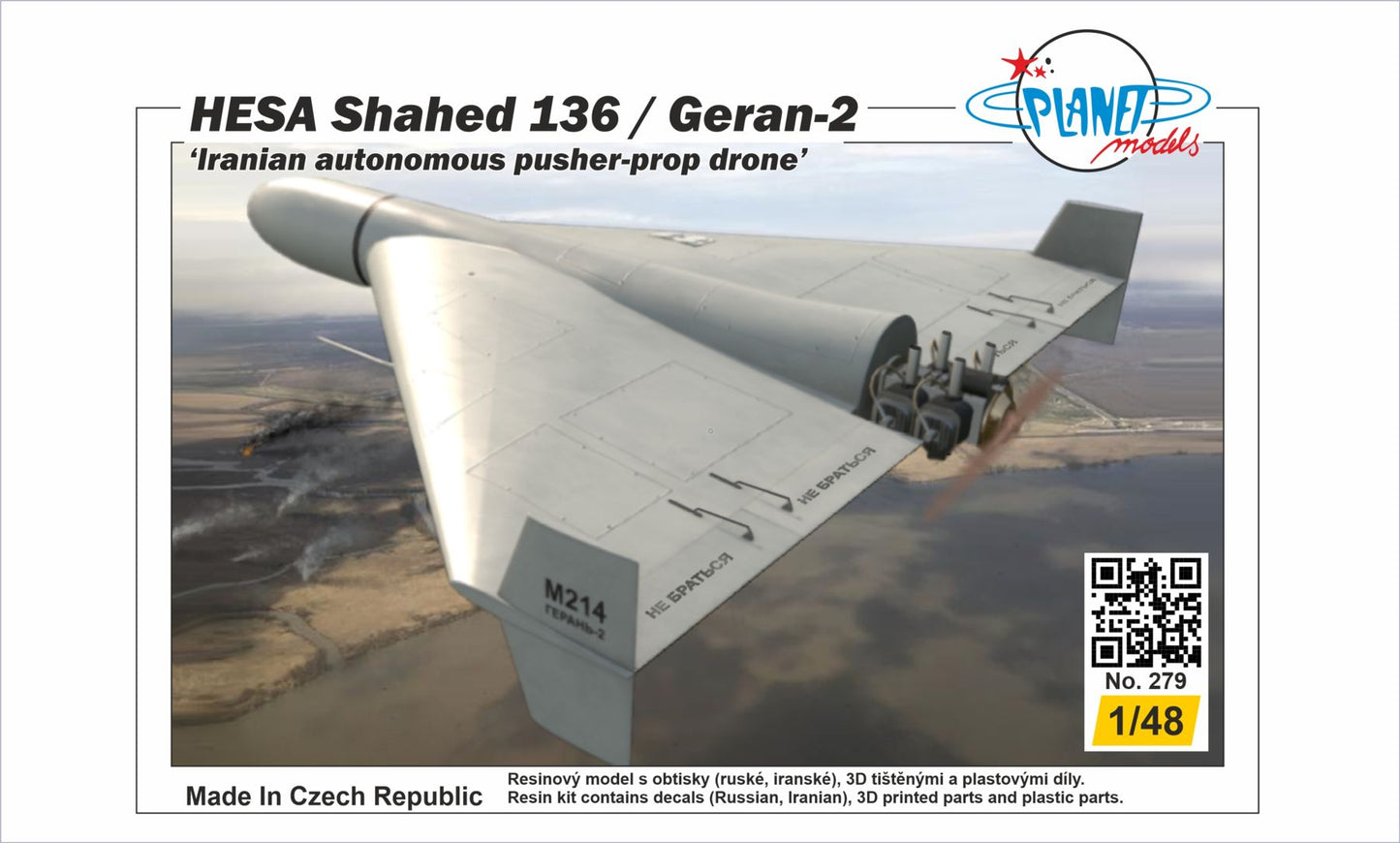 Planet Models 279 1:48 HESA Shahid 136 / Geran-2 Iranian