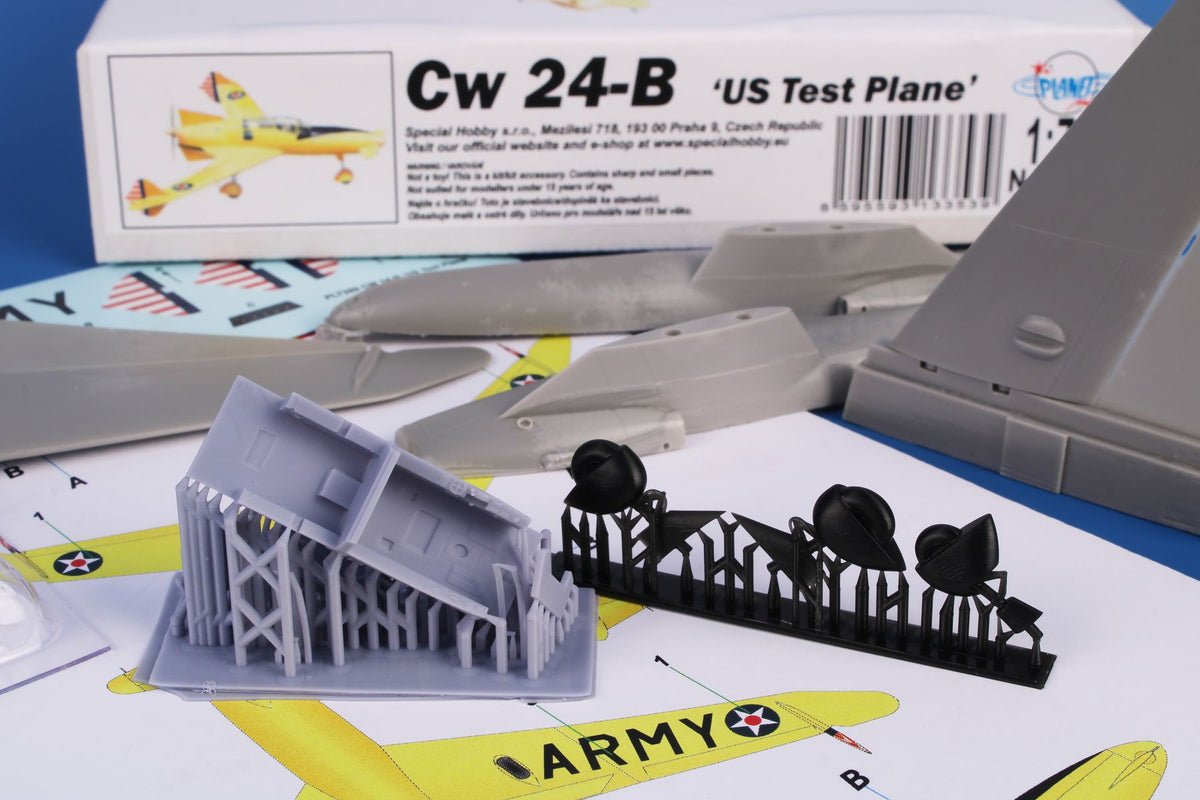 Planet Models 289 1:72 Curtiss CW-24B 'US test plane'