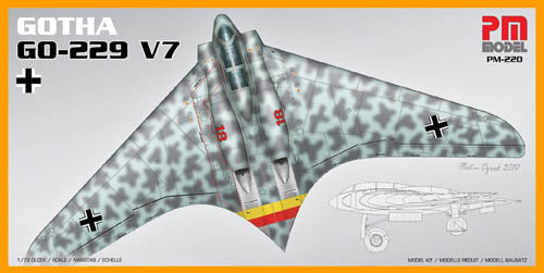 PM Model 220 1:72 Horton Ho-229 Twin seat Night Fighter