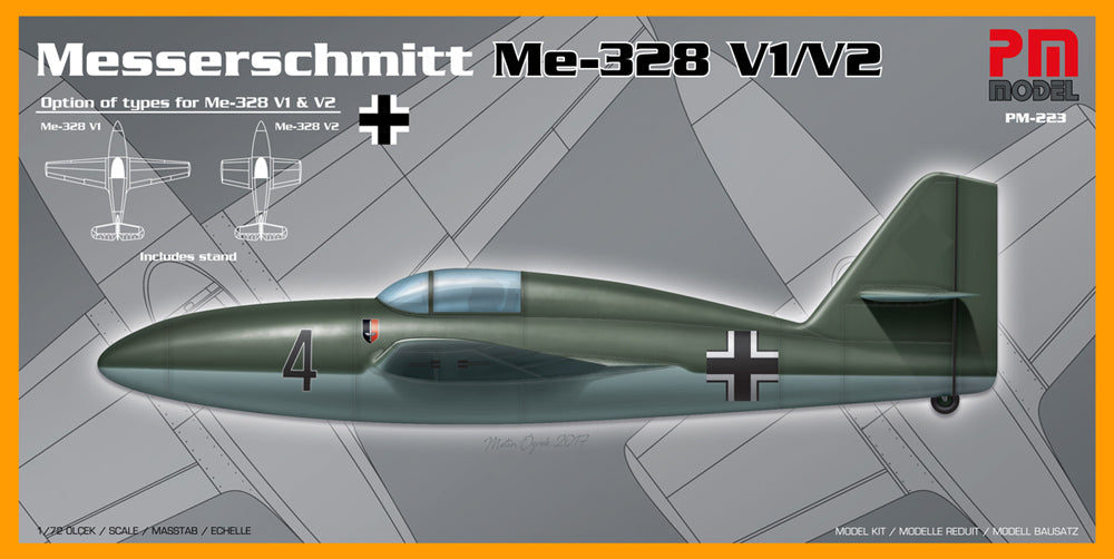 PM Model 223 1:72 Messerschmitt Me-328V-1 / Me 328V-2