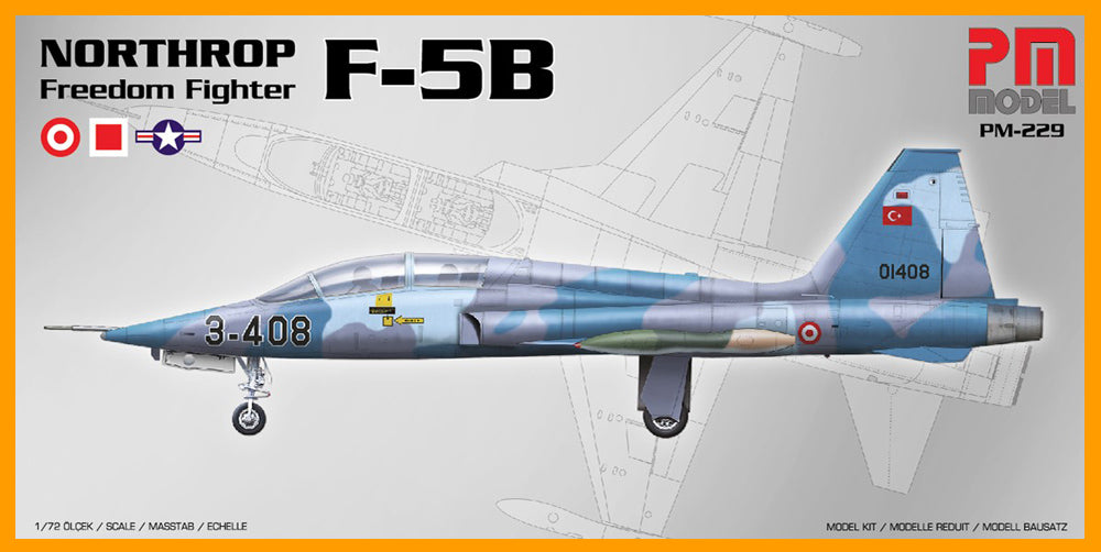 PM Model 229 1:72 Northrop F-5B Freedom Fighter