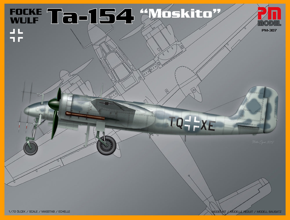 PM Model 307 1:72 Focke-Wulf Ta-154 Moskito