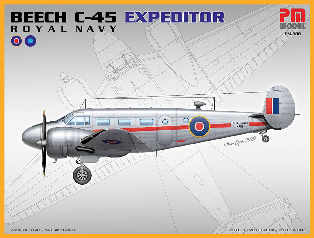 PM Model 308 1:72 Beech C-45 Expeditor Royal Navy