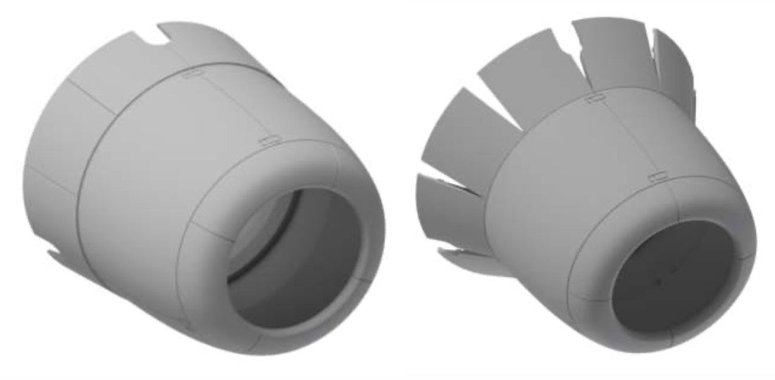 Plus Model AL7080 1:72 Engine cowlings for Fairchild C-119G Boxcar