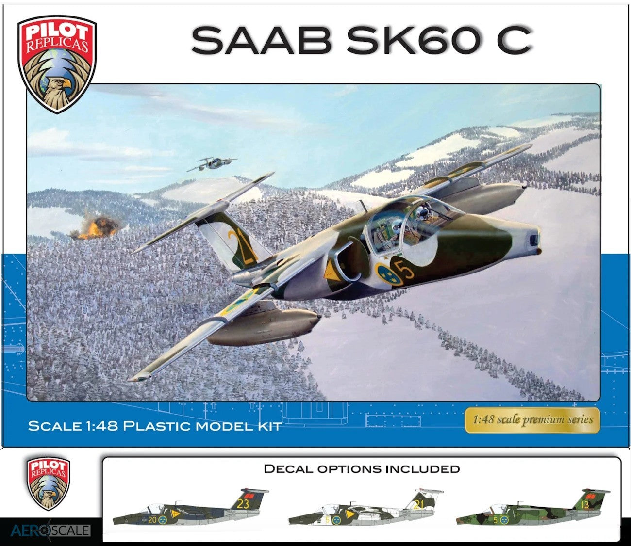 Pilot Replicas 48A008 1:48 SAAB SK60 C
