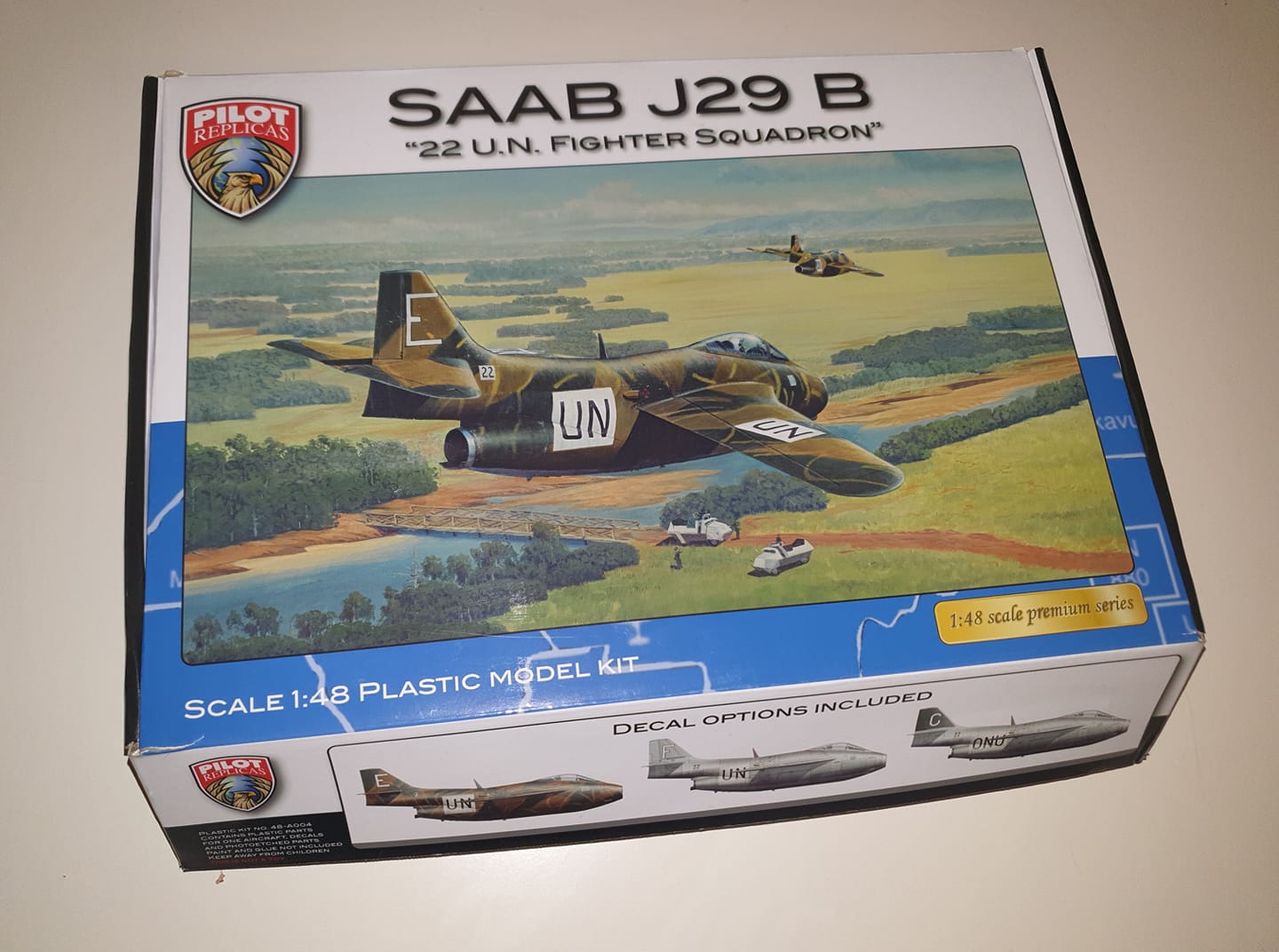 Pilot Replicas 48A004 1:48 Saab J-29B 'Tunnan' 22 U.N Fighter Squadron