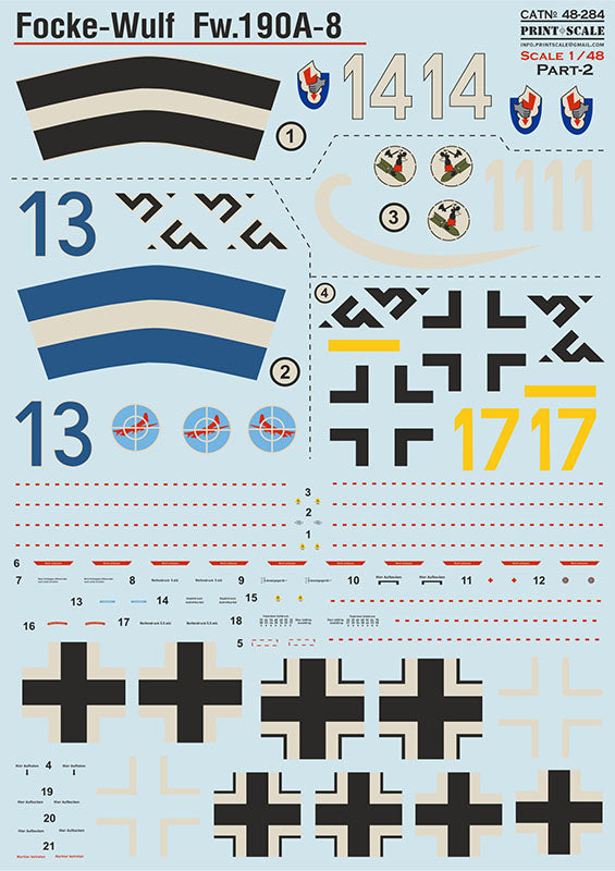 Print Scale 48284 1:48 Focke-Wulf Fw-190A-8 Part-2