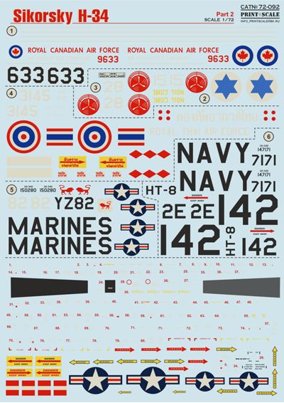 Print Scale 72092 1:72 Sikorsky H-34 Part 2
