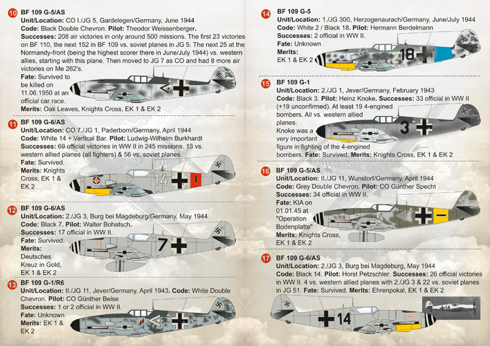 Print Scale 72249 1:72 Messerschmitt Bf-109G High Altitude Ace