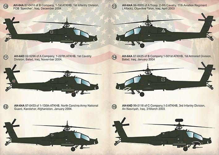 Print Scale 72282 1:72 Bell/Boeing AH-64A/AH-64D Apache