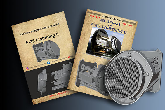 Print Scale PSR32016 1:32 AN APG-81 for F-35A/F-35B Lightning ll