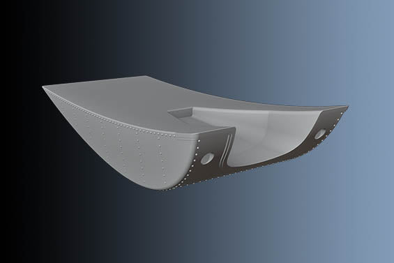 Print Scale PSR48053 1:48 Supermarine Spitfire Slipper Drop Tank – 30 Gallons, 1pc