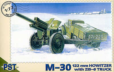 PST 72030 1:72 M30 122mm Howitzer with Soviet ZIS-6 Half track
