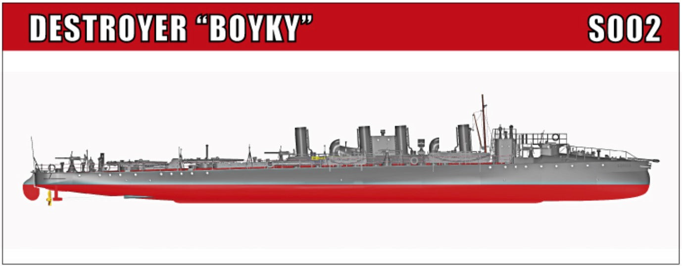 PST S002 1:200 Russian Destroyer Boyky Japan War 1904