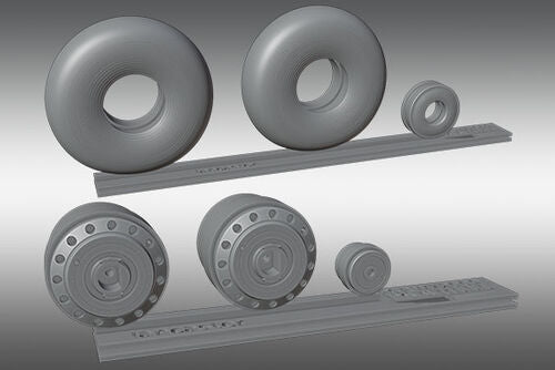 Print Scale PSW72022 1:72 Avro Lancaster Rubber Wheels