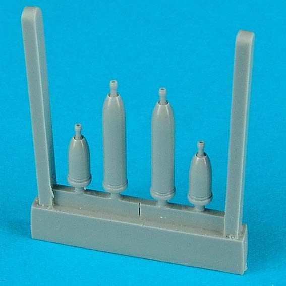 Quickboost (by Aires) 48065 1:48 Supermarine Spitfire Mk.24 Cannon Barrels