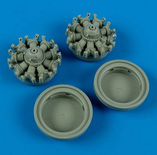 Quickboost (by Aires) 48512 1:48 S-2E/S-2F/S-2G Tracker engine