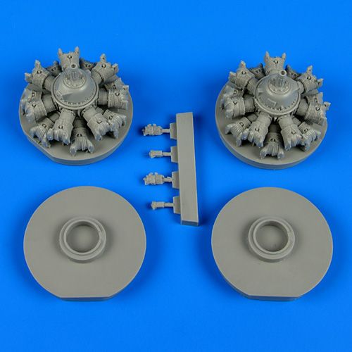 Quickboost (by Aires) 48554 1:48 B-25 Mitchell engines