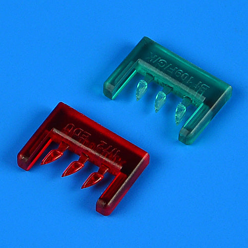 Quickboost (by Aires) 72697 1:72 Messerschmitt Bf-109F/Bf-109G/Bf-109K colored position lights