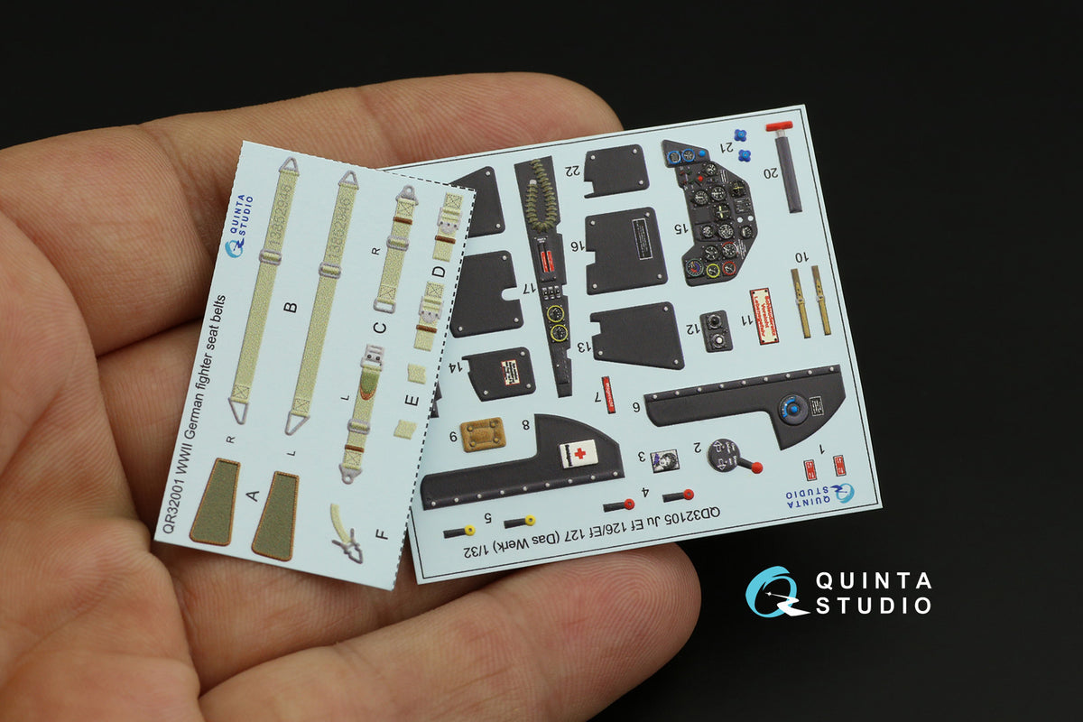 Quinta Studio QD32105 1:32 Junkers Ju EF-126 'Elli' / EF-127 'Walli' (3D-Printed) & coloured Interior