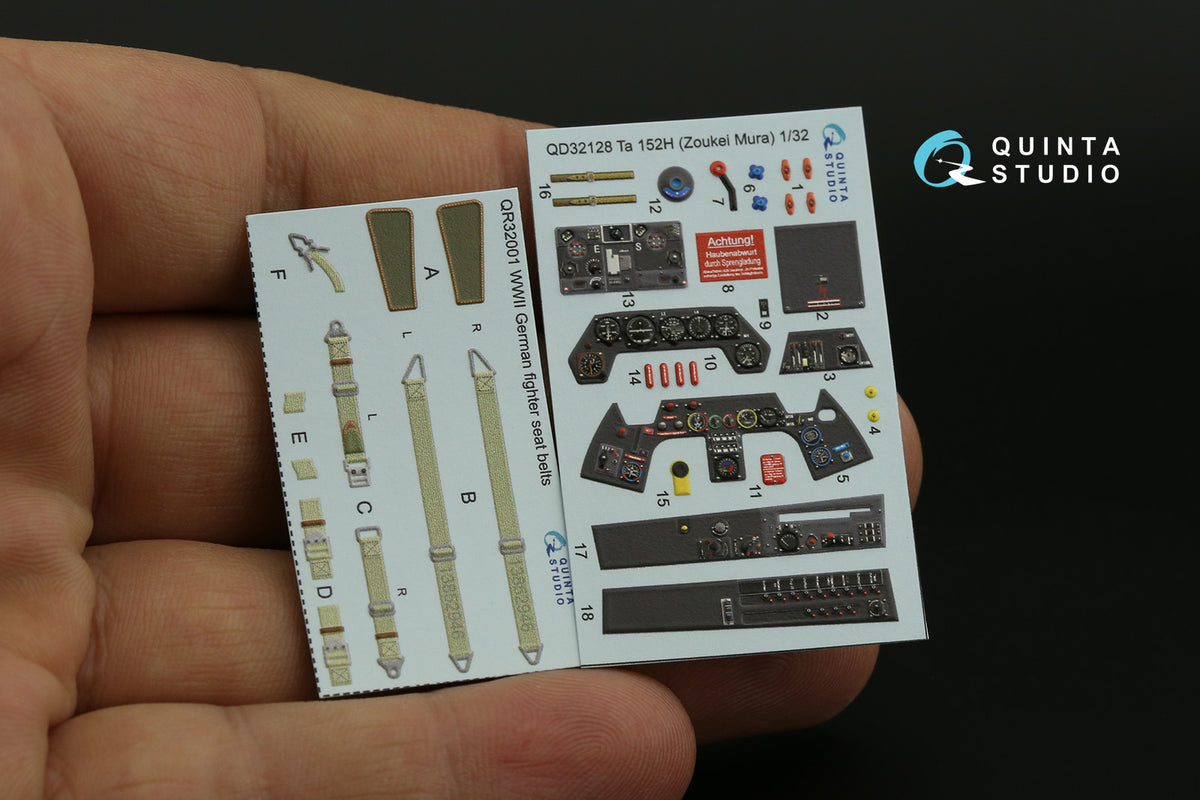Quinta Studio QD32128 1:32 Focke-Wulf Ta-152H (3D-Printed) & coloured Interior