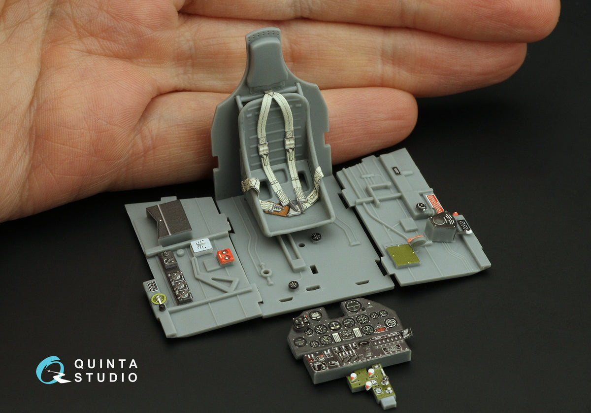 Quinta Studio QD32208 1:32 Curtiss P-40F WarHawk (3D-Printed) & coloured Interior
