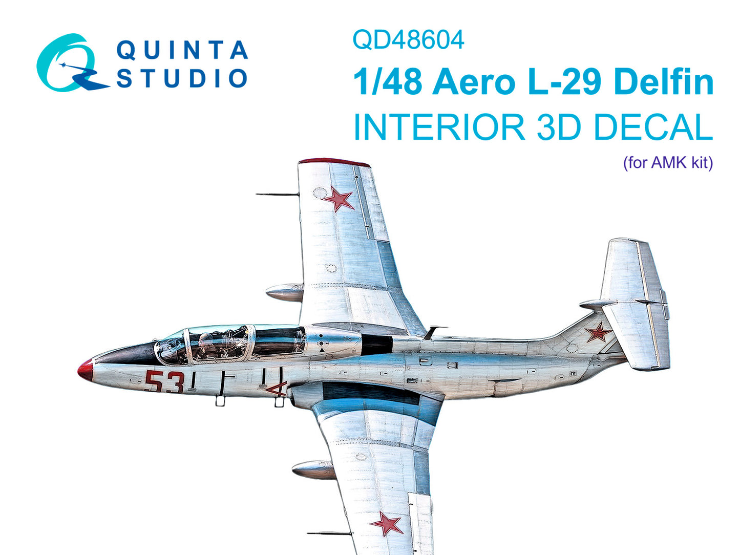 Quinta Studio QD48604 1:48 L-29 Delfin 3D-Printed & coloured Interior