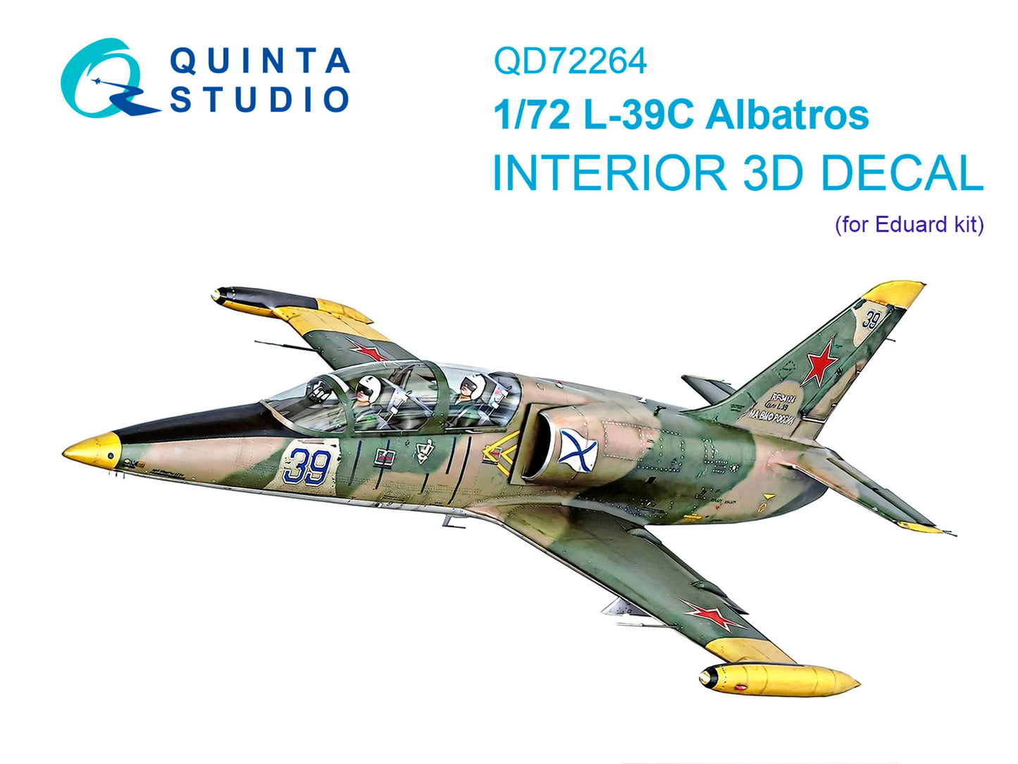 Quinta Studio QD72264 1:72 Aero L-39C Albatros 3D-Printed & coloured Interior