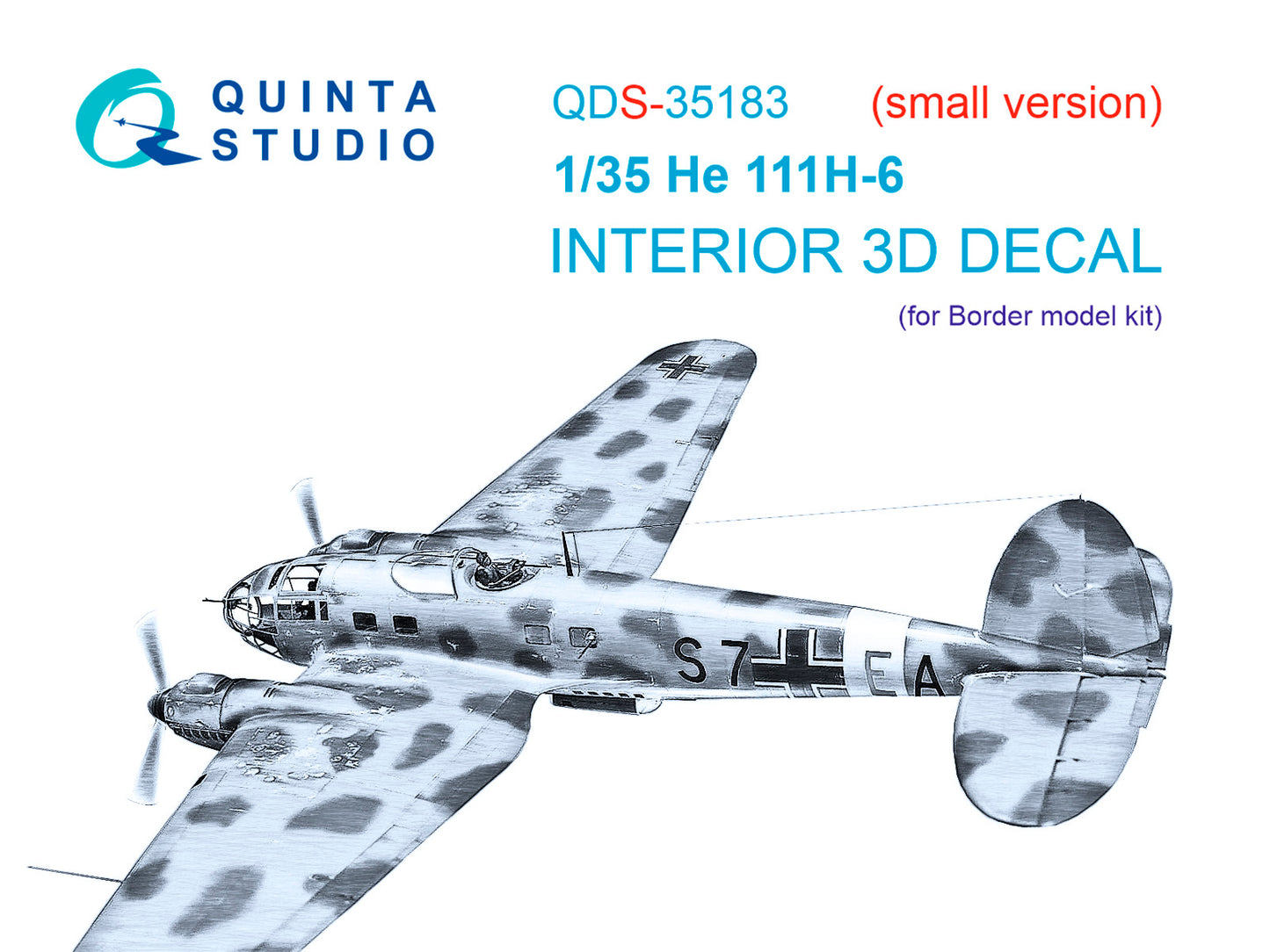 Quinta Studio QDS-35183 1:35 Heinkel He-111H-6 3D-Printed & coloured Interior