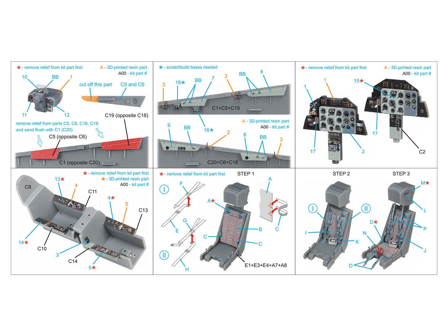 Quinta Studio QDS+48603 1:48 Aero L-39ZA 3D-Printed & coloured Interior
