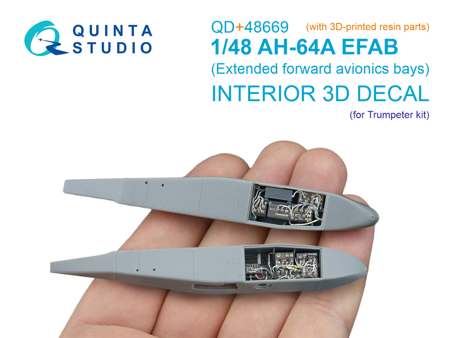 Quinta Studio QD+48669 1:48 Bell/Boeing AH-64A Apache Forward Avionics Bays