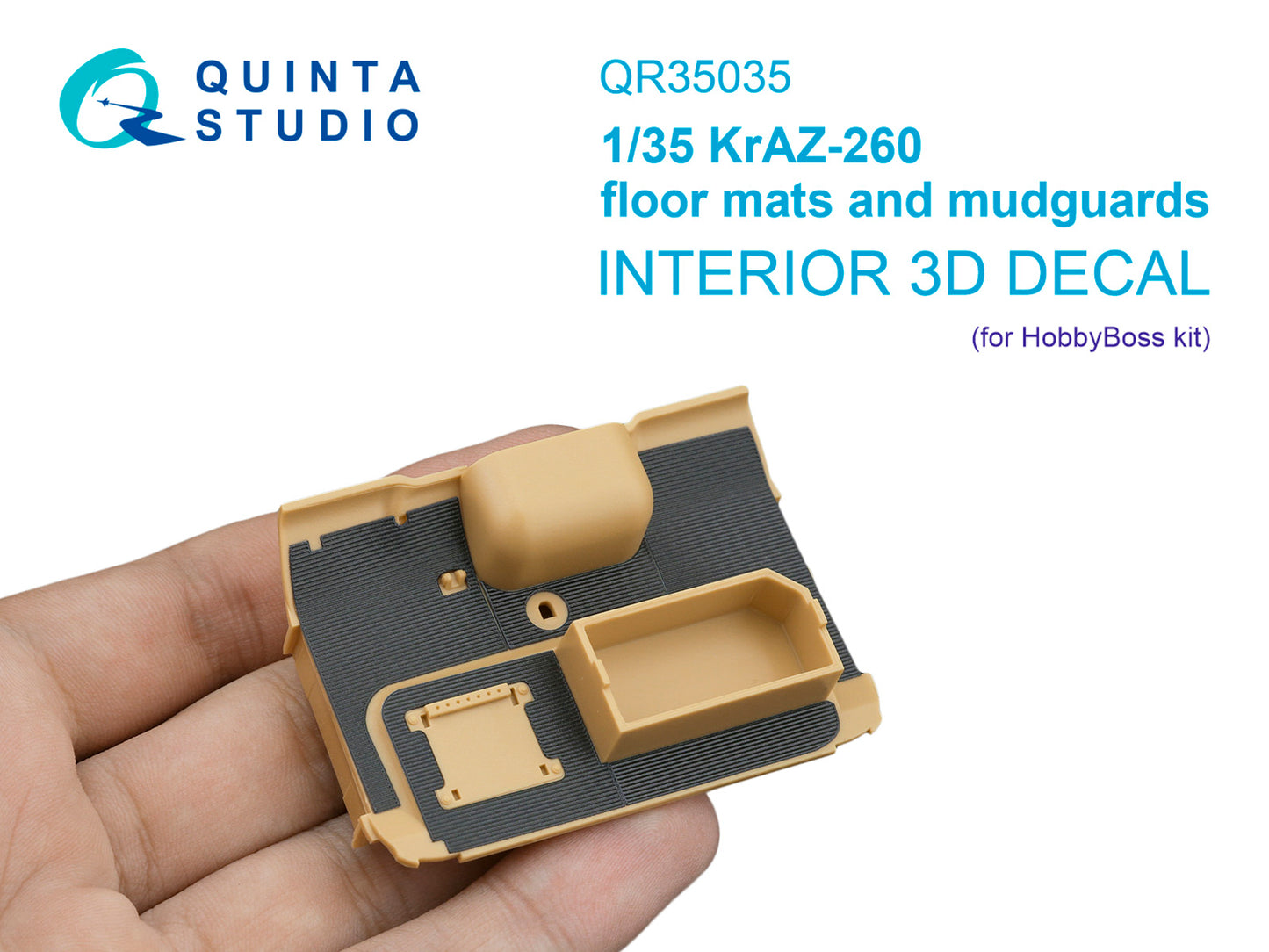Quinta Studio QR35035 1:35 KrAZ-260 floor mats and mudguards