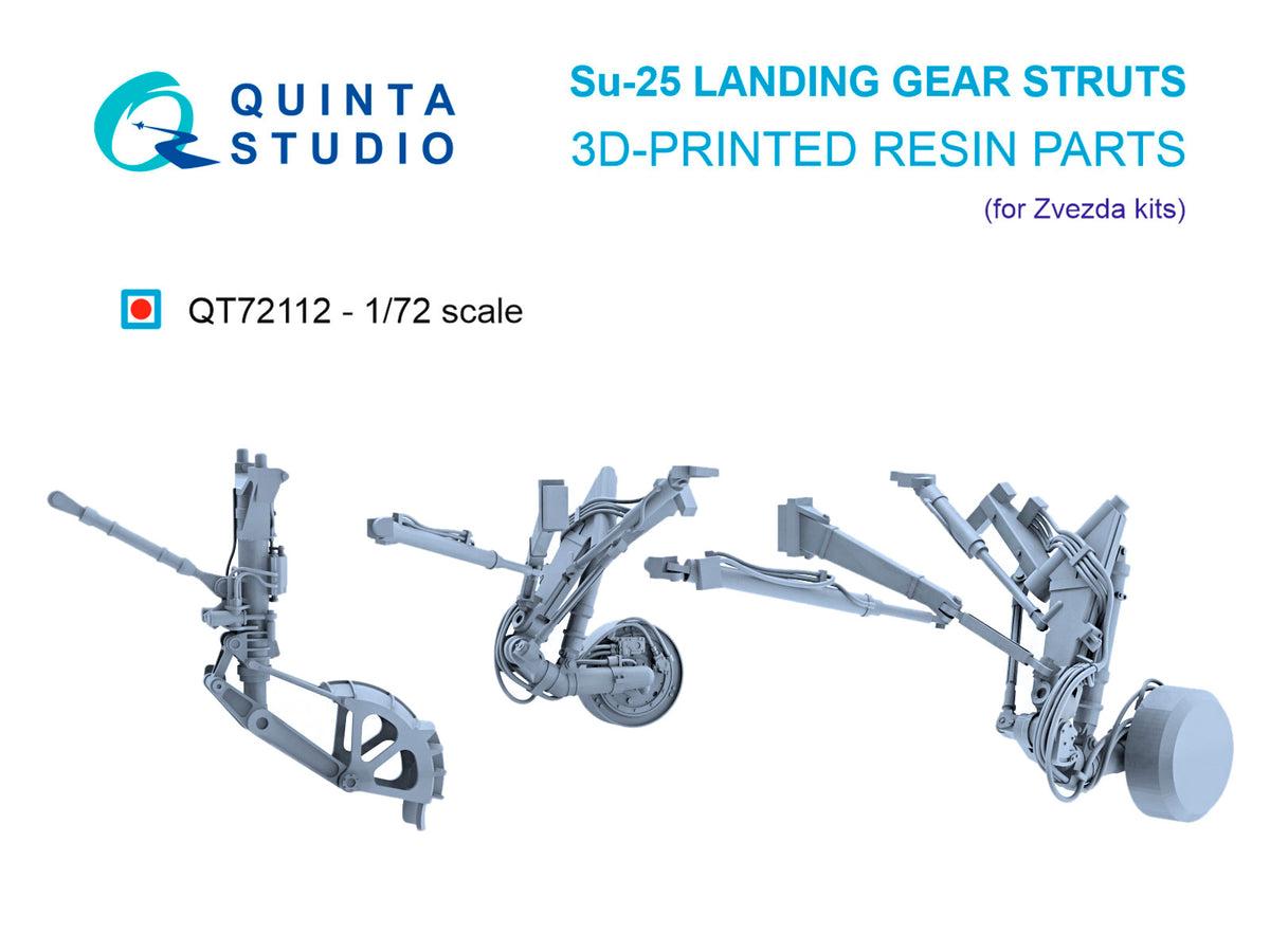 Quinta Studio QT72112 1:72 Sukhoi Su-25 landing gear struts