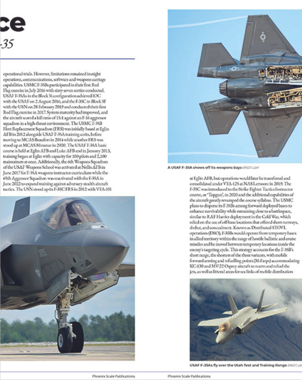 Phoenix Scale Publications R2RBLUE04 - Lockheed Martin F-35 Lightning II By Andy Evans