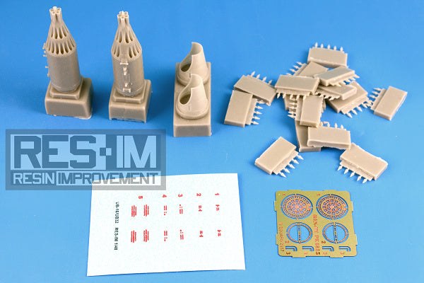 RES-IM 4823 1:48 UB-32 rocket launcher for helicopter (2 pcs., incl.decals)