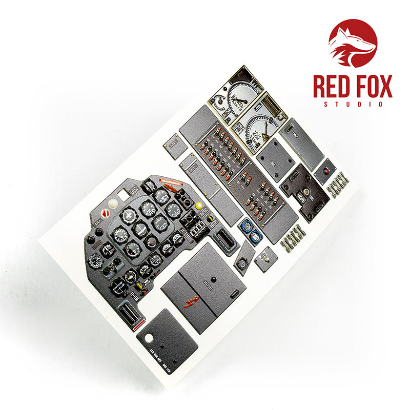 Red Fox Studio 24008 1:24 Junkers Ju-87B-2 'Stuka' Quick Set 3D Acrylic Instrument Panel