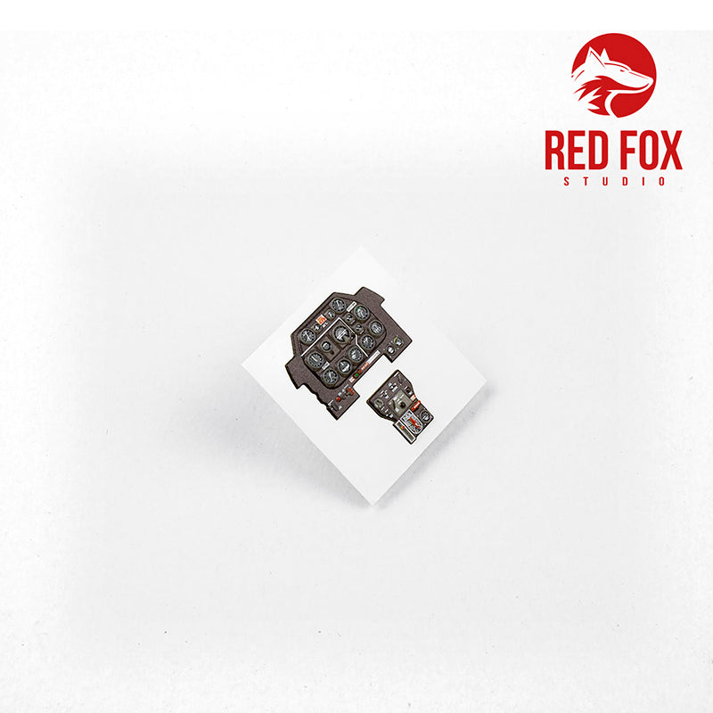 Red Fox Studio 32005 1:32 P-51D-5NA Mustang Quick Set 3D Acrylic Instrument Panel