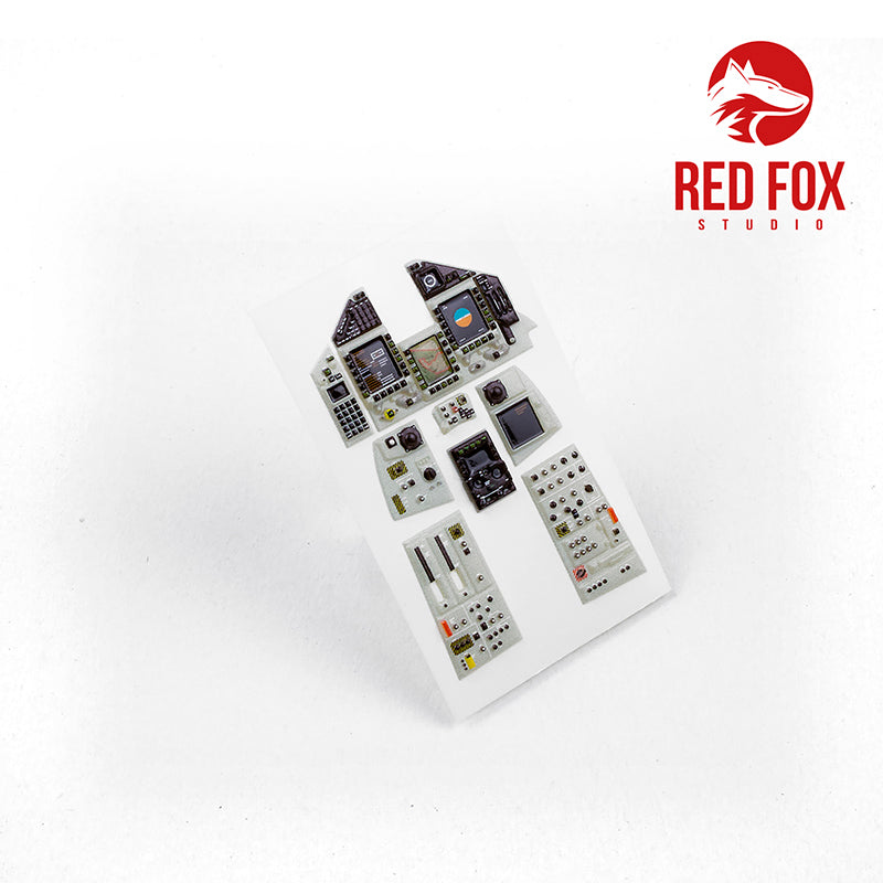 Red Fox Studio 32018 1:32 Eurofighter EF-2000A Typhoon Quick Set 3D Acrylic Instrument Panel