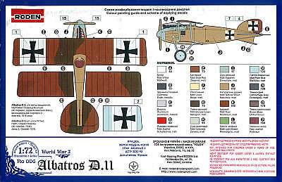 Roden 006 1:72 Albatros D.II